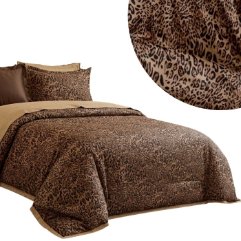 Pościel która otula spokojem 160x200 elegancka Panterka PK818 z PRZEŚCIERADŁEM